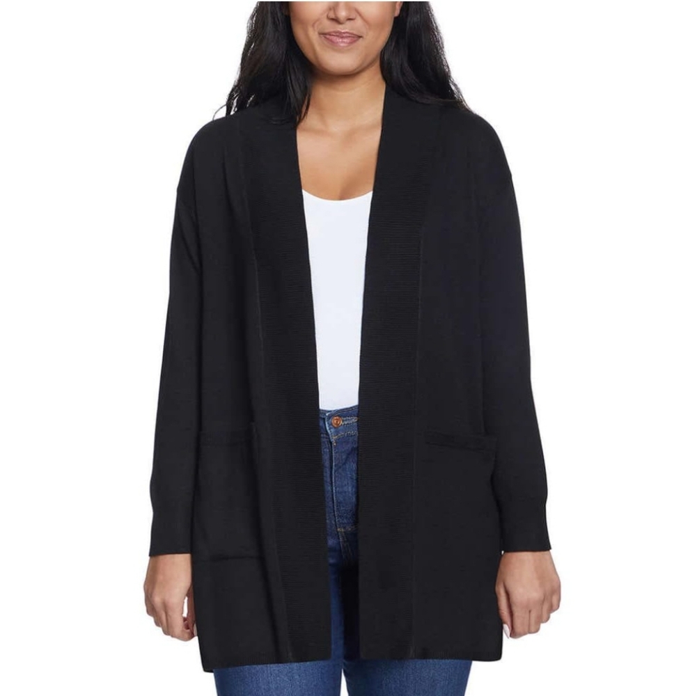 Isaac Mizrahi black soft cardigan Size Medium